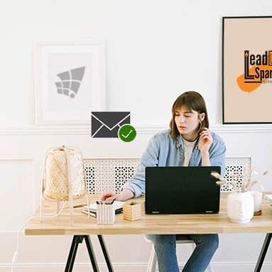 Another woman working on a laptop, highlighting email marketing strategies.