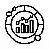 Icon depicting a strategy or planning concept with data elements.
