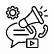 An icon depicting a megaphone, representing communication and impactful messaging.